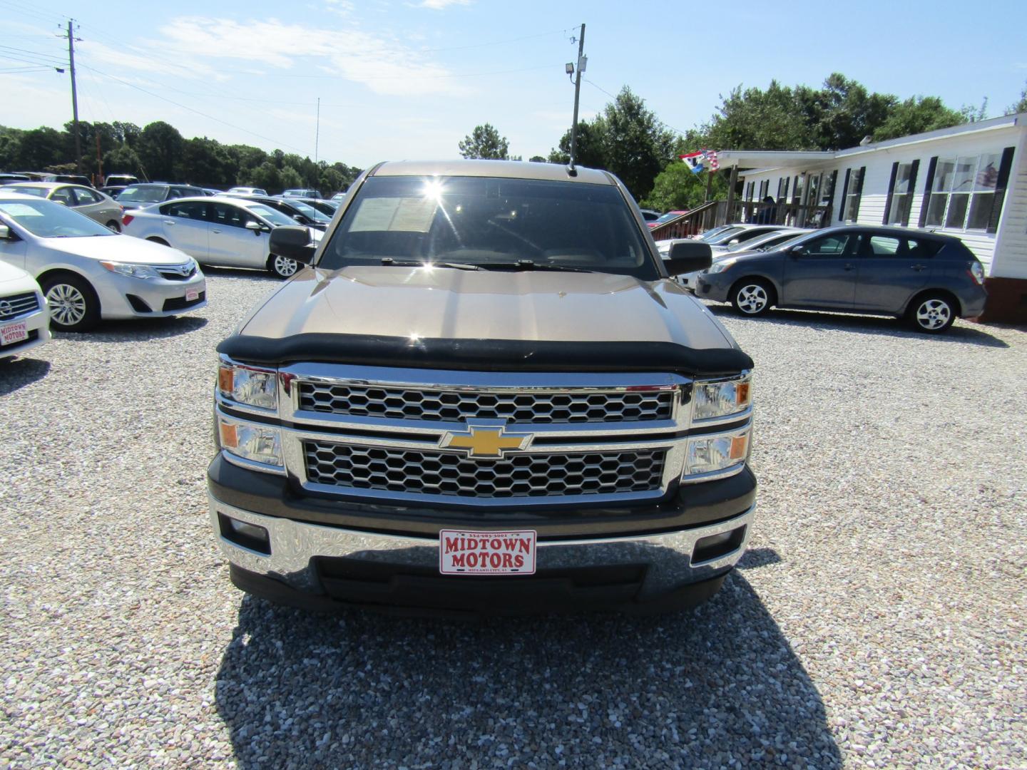 2015 Brown /Tan Chevrolet Silverado 1500 LT Double Cab 2WD (1GCRCRECXFZ) with an 5.3L V8 OHV 16V engine, Automatic transmission, located at 15016 S Hwy 231, Midland City, AL, 36350, (334) 983-3001, 31.306210, -85.495277 - Photo#1